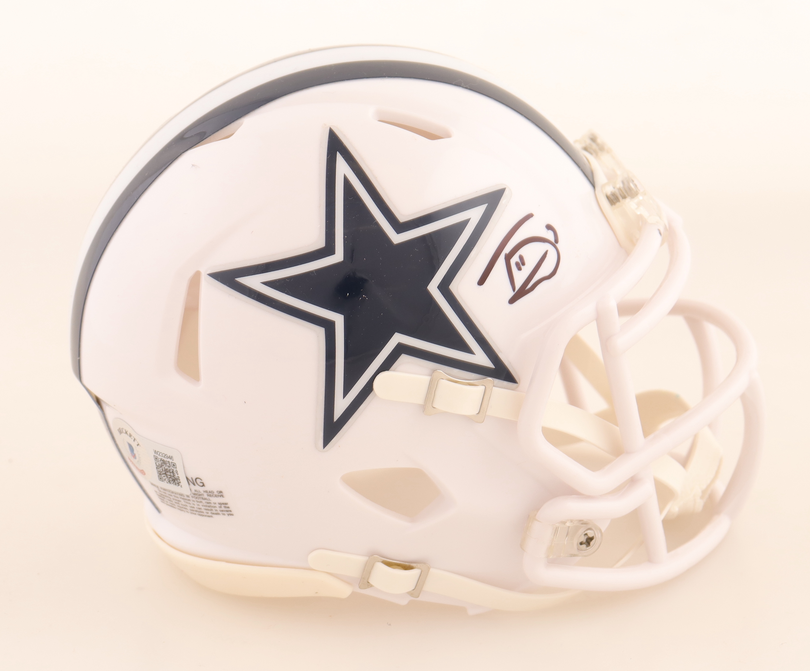 Trevon Diggs Signed Cowboys Speed Mini Helmet (Beckett) at PristineAuction.com Trevon Diggs Signed Cowboys Speed Mini Helmet (Beckett) at PristineAuction.com