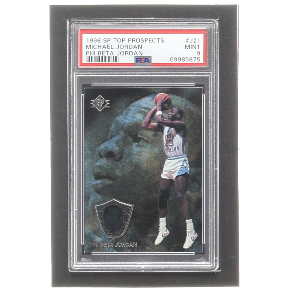 Michael Jordan 1998 SP Top Prospects Phi Beta Jordan #J21 (PSA 9 