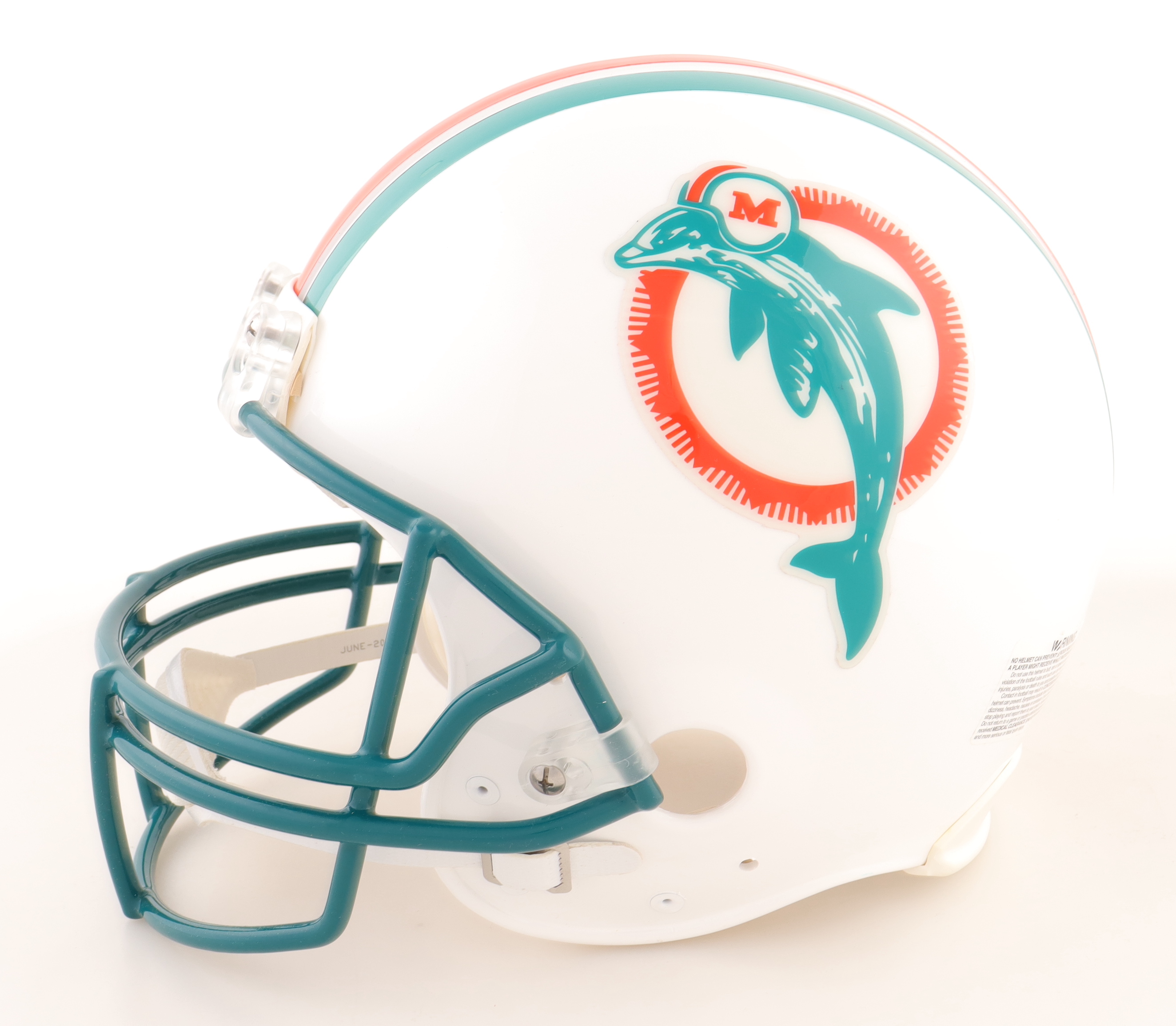 Dan Marino Signed Dolphins Full-Size Authentic On-Field Throwback Helmet (JSA) at PristineAuction.com Dan Marino Signed Dolphins Full-Size Authentic On-Field Throwback Helmet (JSA) at PristineAuction.com
