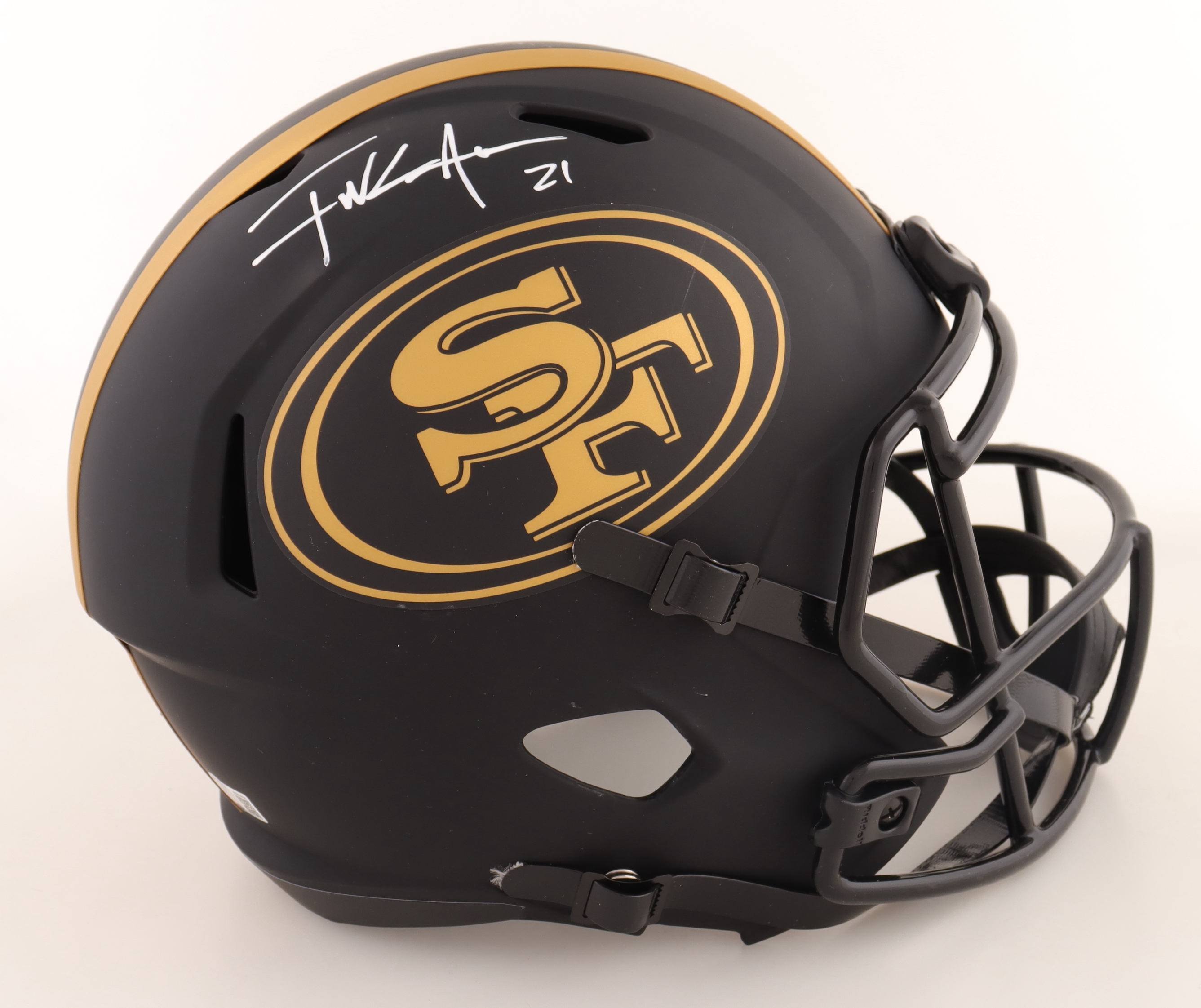Frank Gore Signed 49ers Full-Size Eclipse Alternate Speed Helmet (Beckett) at PristineAuction.com Frank Gore Signed 49ers Full-Size Eclipse Alternate Speed Helmet (Beckett) at PristineAuction.com
