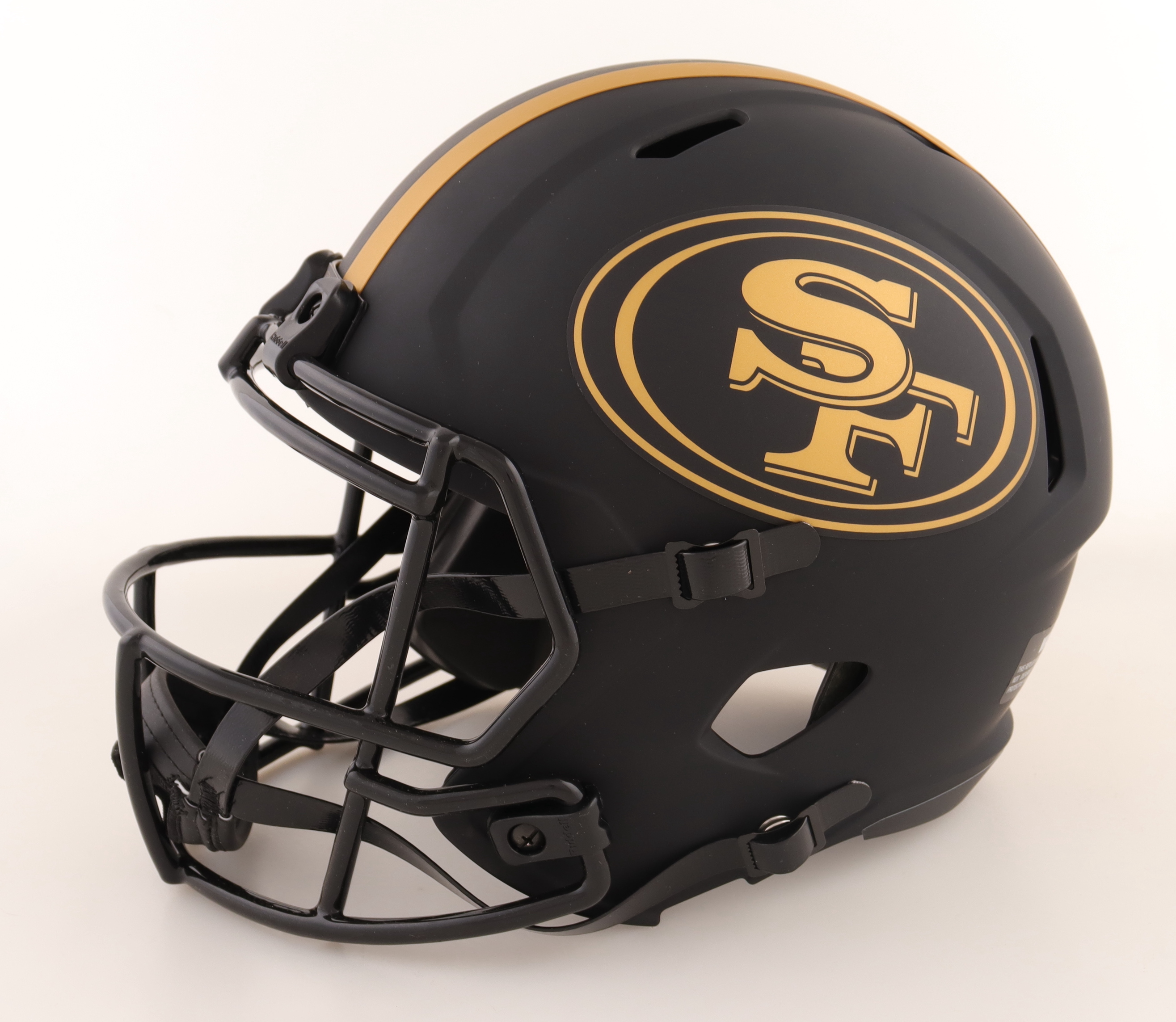 Frank Gore Signed 49ers Full-Size Eclipse Alternate Speed Helmet (Beckett) at PristineAuction.com Frank Gore Signed 49ers Full-Size Eclipse Alternate Speed Helmet (Beckett) at PristineAuction.com