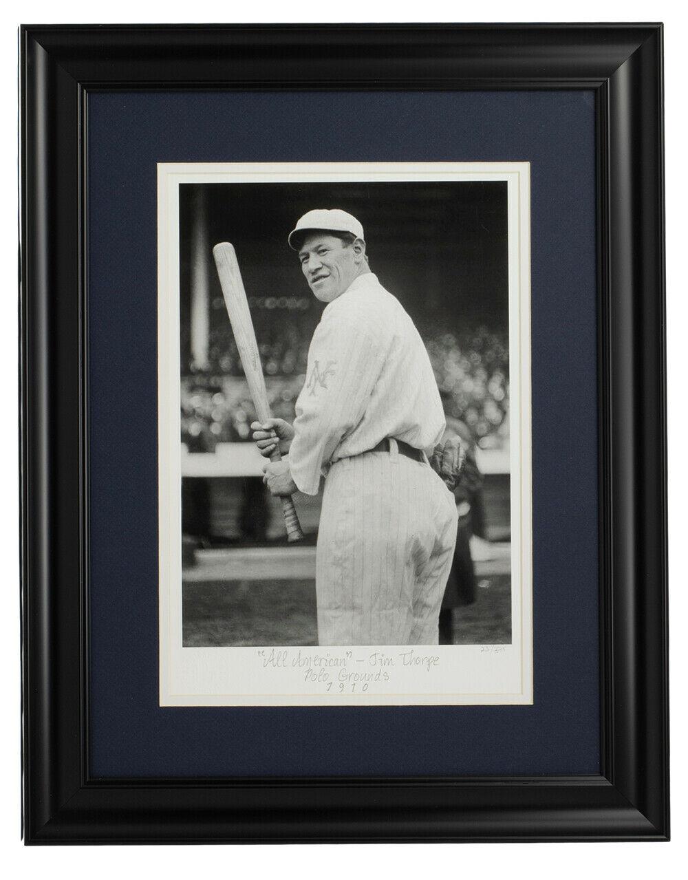 Jim Thorpe LE "All American" Custom Framed Historical Archive Giclee at PristineAuction.com Jim Thorpe LE "All American" Custom Framed Historical Archive Giclee at PristineAuction.com