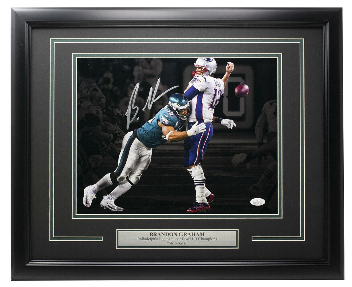 Brandon Graham Signed Eagles Custom Framed Photo Display (JSA) at PristineAuction.com Brandon Graham Signed Eagles Custom Framed Photo Display (JSA) at PristineAuction.com