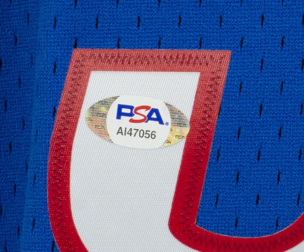 Allen Iverson Signed 76ers Mitchell & Ness Jersey (PSA) at PristineAuction.com Allen Iverson Signed 76ers Mitchell & Ness Jersey (PSA) at PristineAuction.com