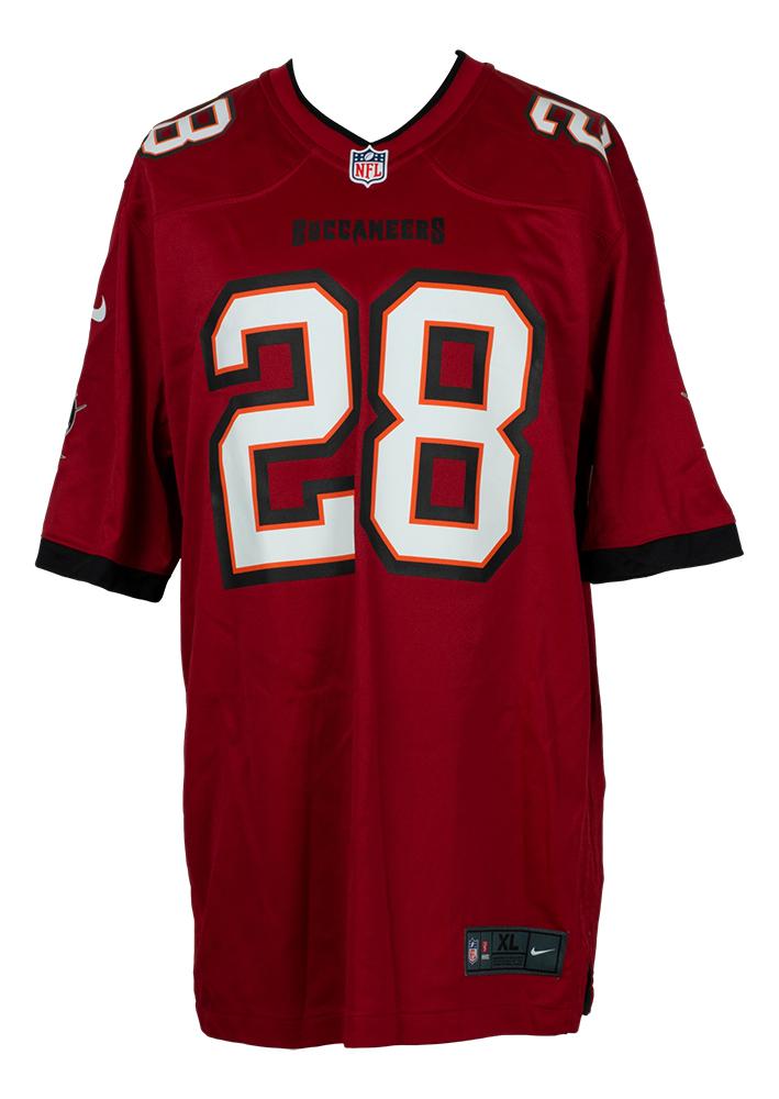 Leonard Fournette Signed Buccaneers Nike Jersey Inscribed "SB LV Champs" (Fanatics) at PristineAuction.com Leonard Fournette Signed Buccaneers Nike Jersey Inscribed "SB LV Champs" (Fanatics) at PristineAuction.com