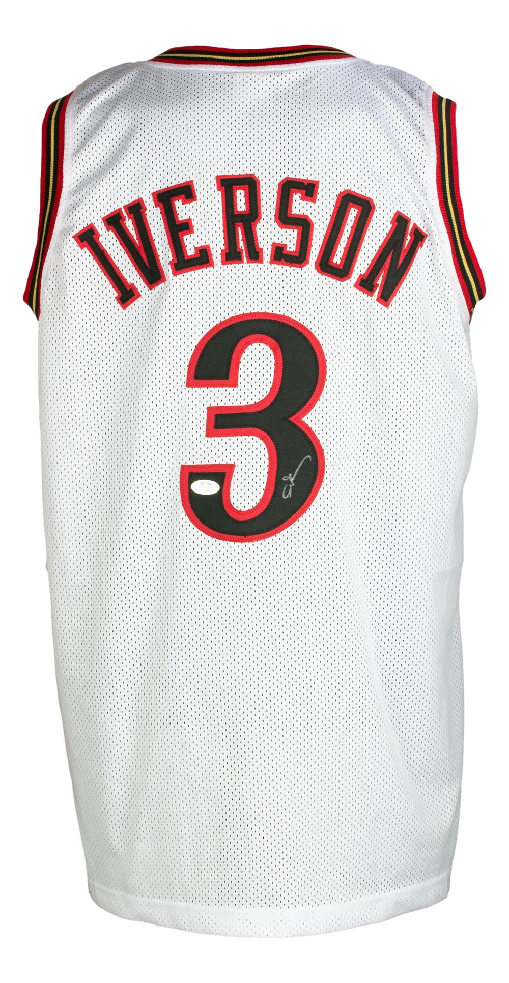 Allen Iverson Signed Jersey (PSA) at PristineAuction.com Allen Iverson Signed Jersey (PSA) at PristineAuction.com