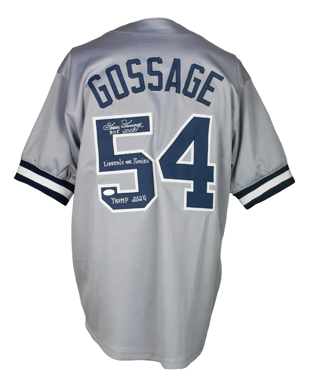Goose Gossage Signed Jersey with Multiple Inscriptions (JSA) at PristineAuction.com Goose Gossage Signed Jersey with Multiple Inscriptions (JSA) at PristineAuction.com
