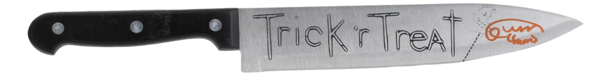 Quinn Lord Signed "Trick 'r' Treat" Knife Inscribed "Sam" (JSA) at PristineAuction.com Quinn Lord Signed "Trick 'r' Treat" Knife Inscribed "Sam" (JSA) at PristineAuction.com