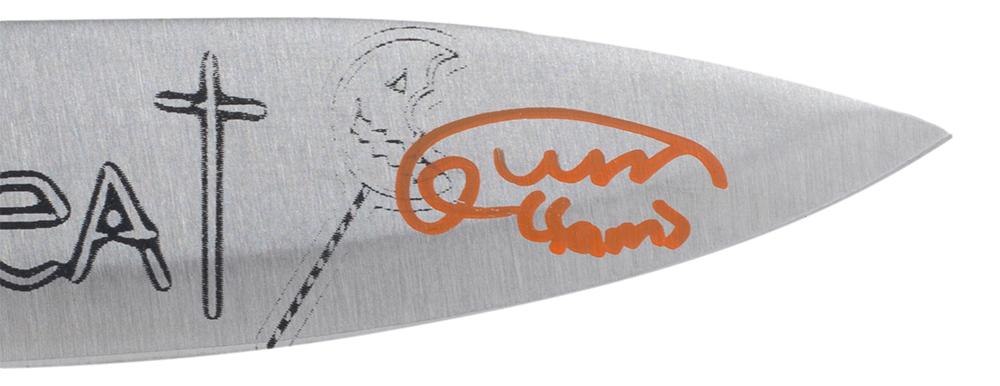 Quinn Lord Signed "Trick 'r' Treat" Knife Inscribed "Sam" (JSA) at PristineAuction.com Quinn Lord Signed "Trick 'r' Treat" Knife Inscribed "Sam" (JSA) at PristineAuction.com
