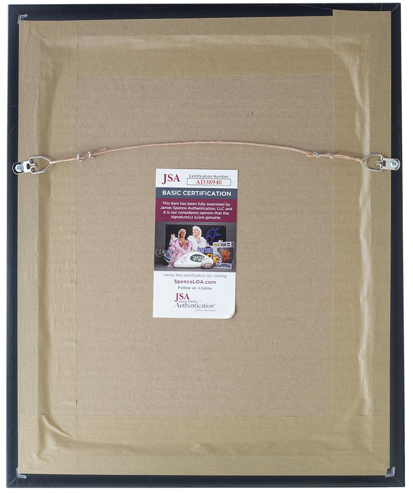 Larry Bird Signed Celtics Custom Framed Photo (JSA & Bird) at PristineAuction.com Larry Bird Signed Celtics Custom Framed Photo (JSA & Bird) at PristineAuction.com