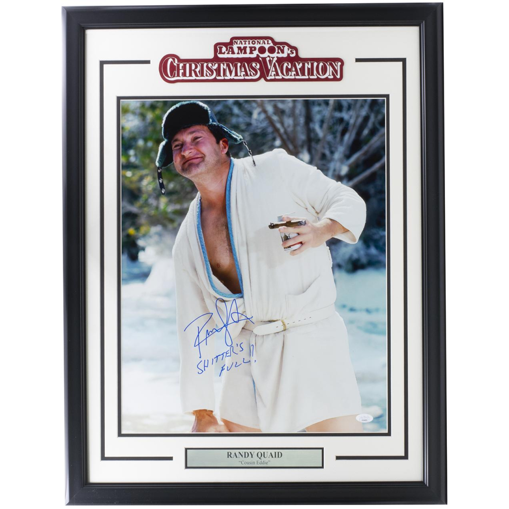 Randy Quaid Signed “National Lampoons Christmas Vacation” Custom Framed