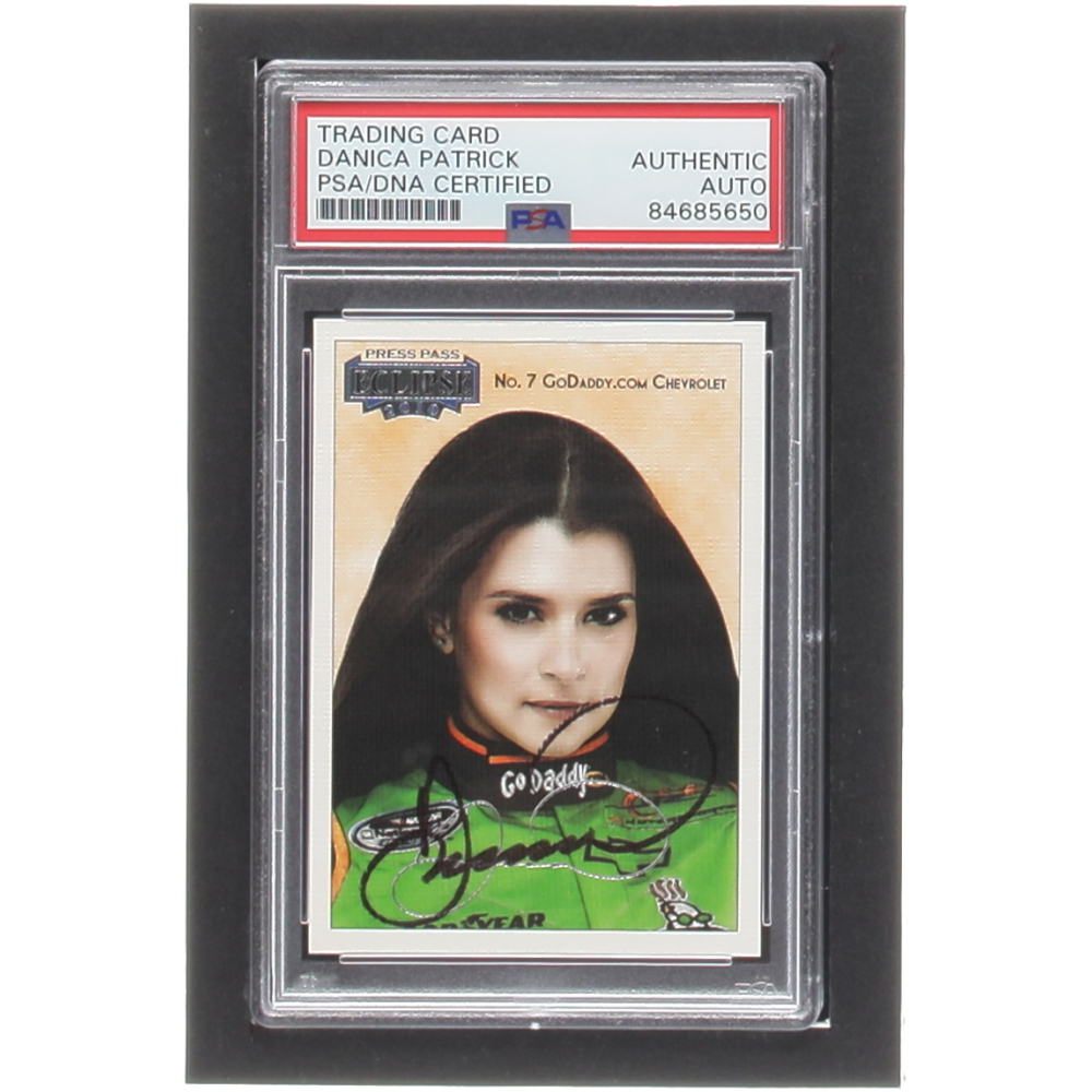 Danica Patrick Signed 2010 Press Pass Eclipse #27 RC (PSA 