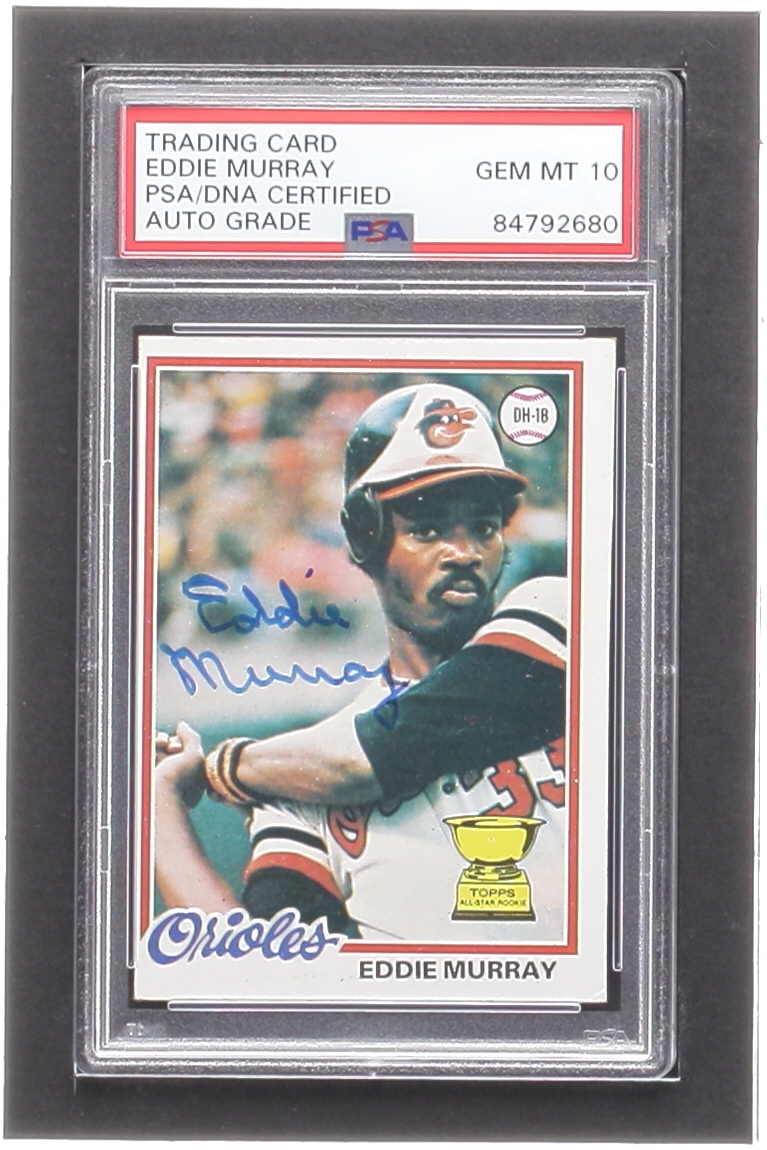 Eddie Murray Signed 1978 Topps #36 RC (PSA) at PristineAuction.com Eddie Murray Signed 1978 Topps #36 RC (PSA) at PristineAuction.com