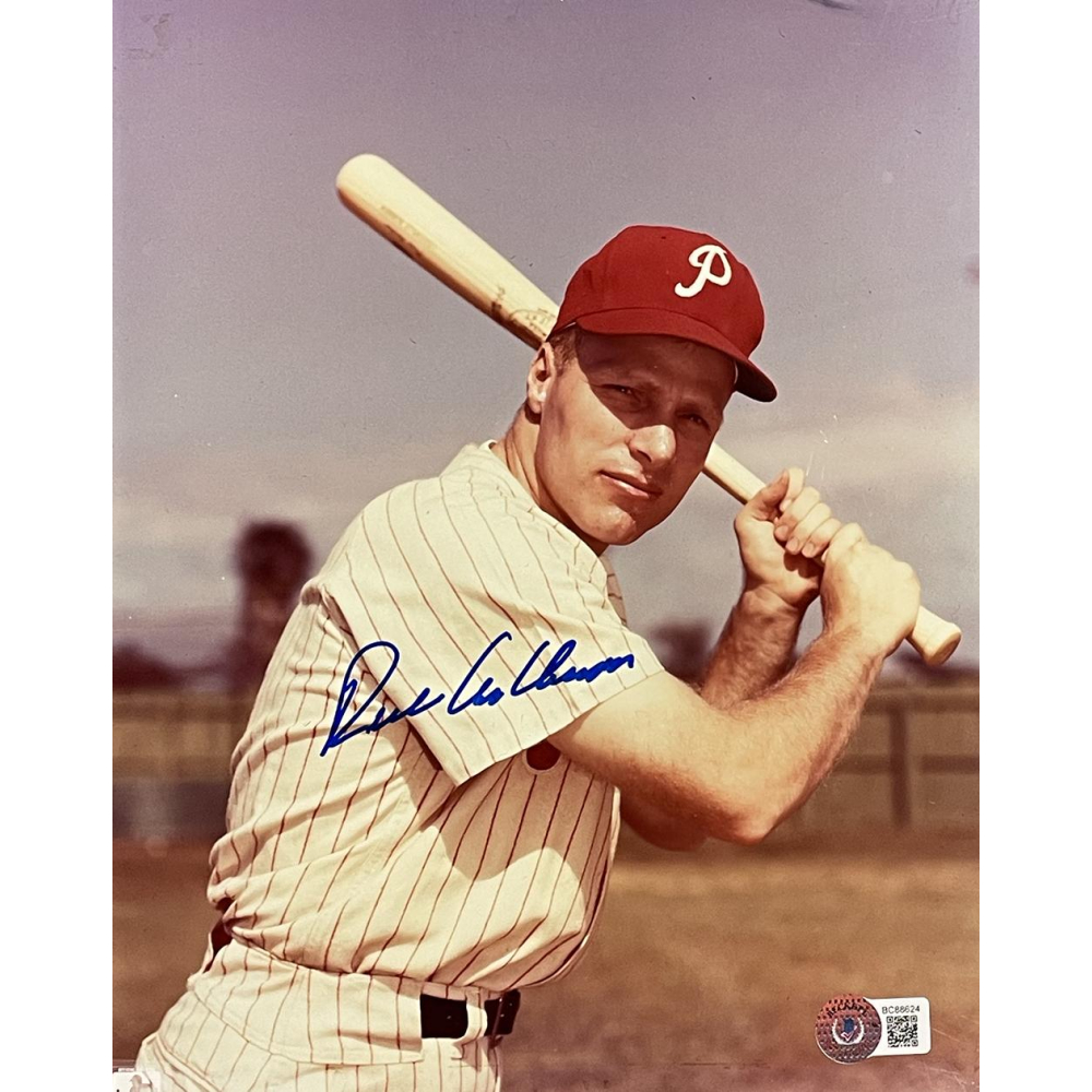Richie Ashburn Signed Phillies 8x10 Photo (Beckett) Pristine Auction
