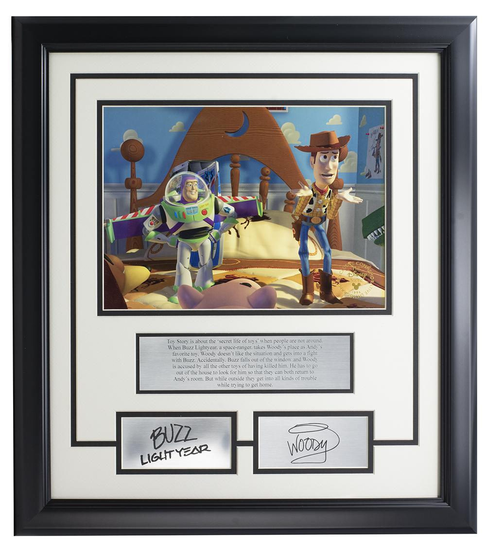 Toy Story Custom Framed Photo Display at PristineAuction.com Toy Story Custom Framed Photo Display at PristineAuction.com