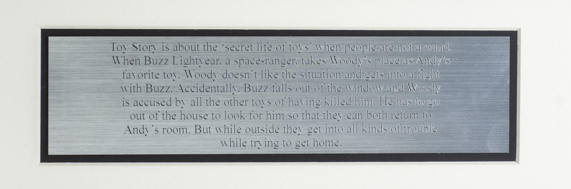 Toy Story Custom Framed Photo Display at PristineAuction.com Toy Story Custom Framed Photo Display at PristineAuction.com