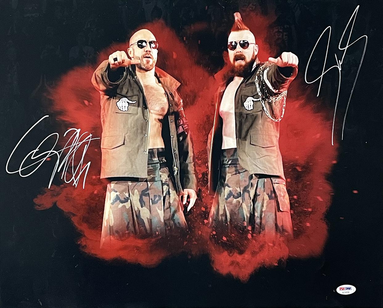 Sheamus & Cesaro Signed WWE 16x20 Photo (PSA) at PristineAuction.com Sheamus & Cesaro Signed WWE 16x20 Photo (PSA) at PristineAuction.com