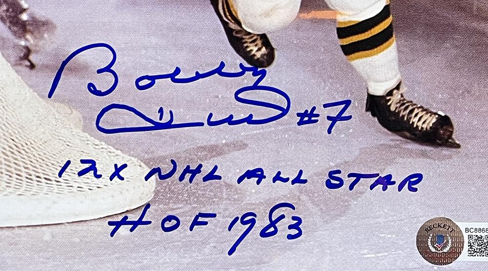 Bobby Hull Signed Blackhawks 8x10 Photo Inscribed "HOF 1983" & "12x NHL All Star" (Beckett & Hull) at PristineAuction.com Bobby Hull Signed Blackhawks 8x10 Photo Inscribed "HOF 1983" & "12x NHL All Star" (Beckett & Hull) at PristineAuction.com