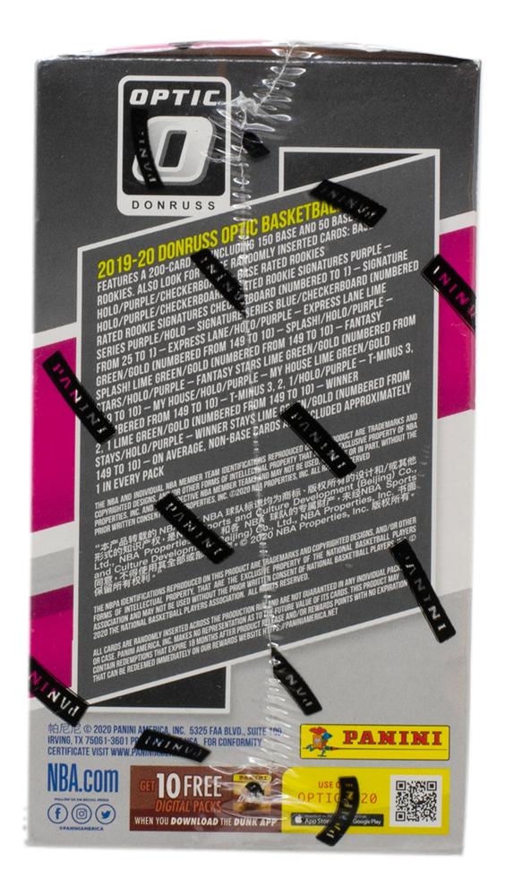 2019-20 Panini Donruss Optic Basketball Blaster Box with (7) Packs at PristineAuction.com 2019-20 Panini Donruss Optic Basketball Blaster Box with (7) Packs at PristineAuction.com