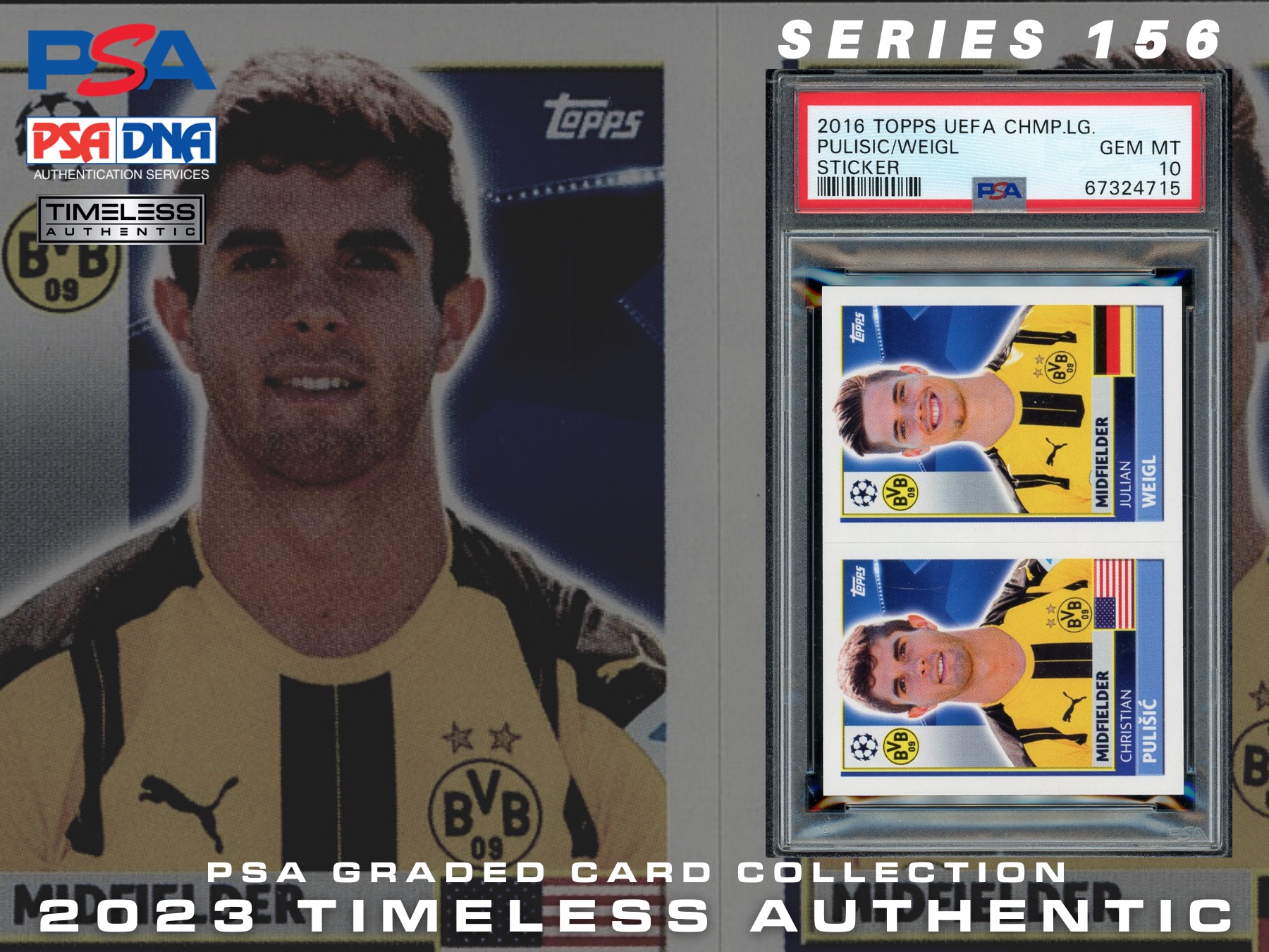 2023 Timeless Authentic “PSA Graded Card Collection” Mystery Box Series 156 at PristineAuction.com 2023 Timeless Authentic “PSA Graded Card Collection” Mystery Box Series 156 at PristineAuction.com