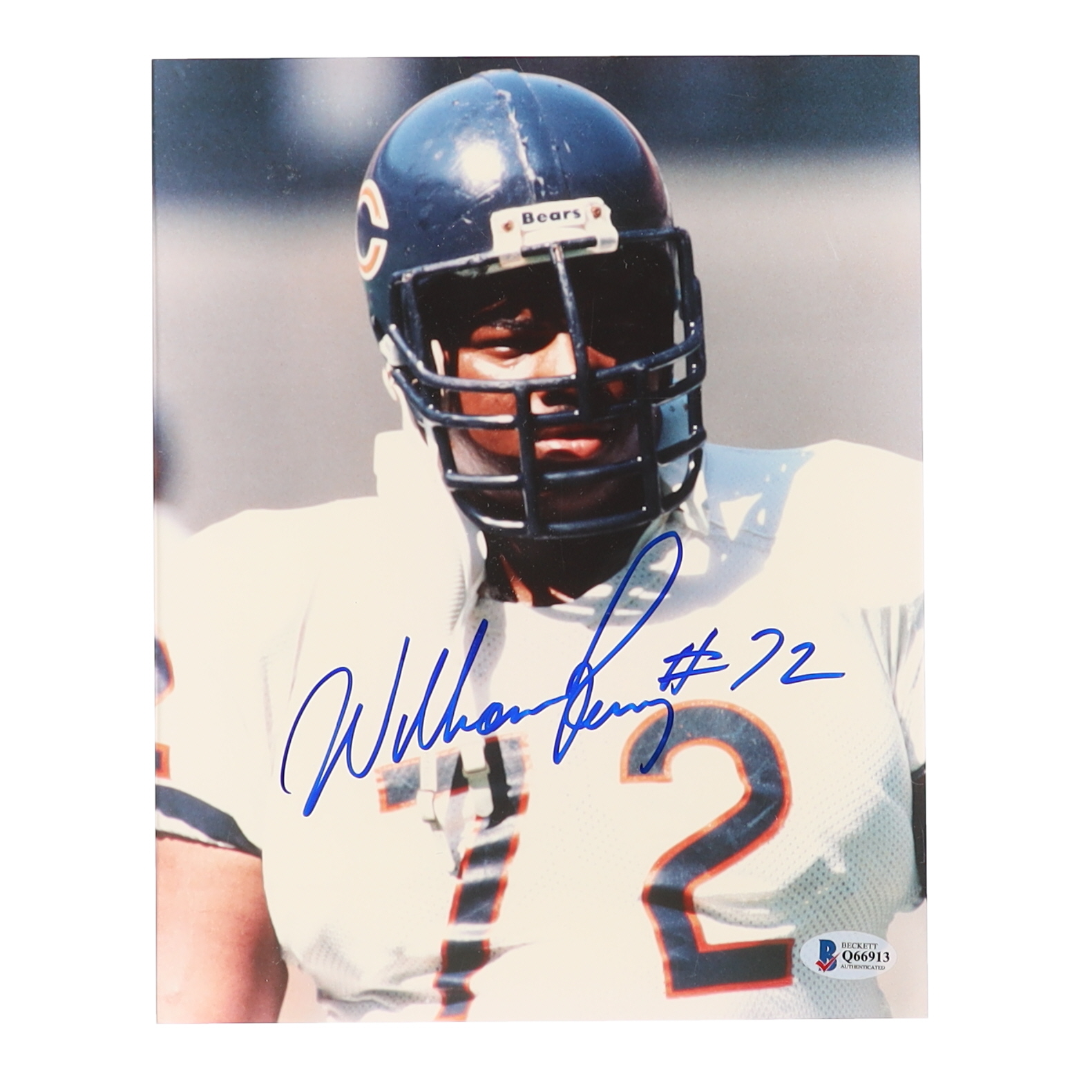William Perry Signed Bears 8x10 Photo (Beckett) at PristineAuction.com William Perry Signed Bears 8x10 Photo (Beckett) at PristineAuction.com