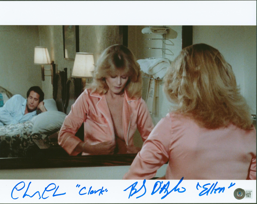 Chevy Chase & Beverly D'Angelo Signed "National Lampoon's European