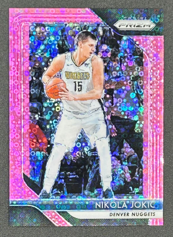Nikola Jokic 2018-19 Panini Prizm Prizms Fast Break Pink #92 #22/50