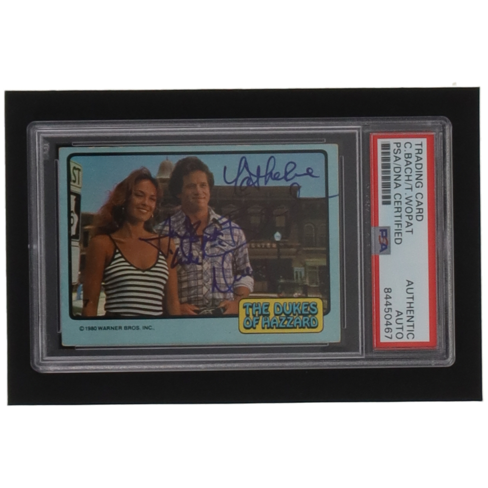 Catherine Bach & Tom Wopat Signed Trading Card (PSA) | Pristine Auction