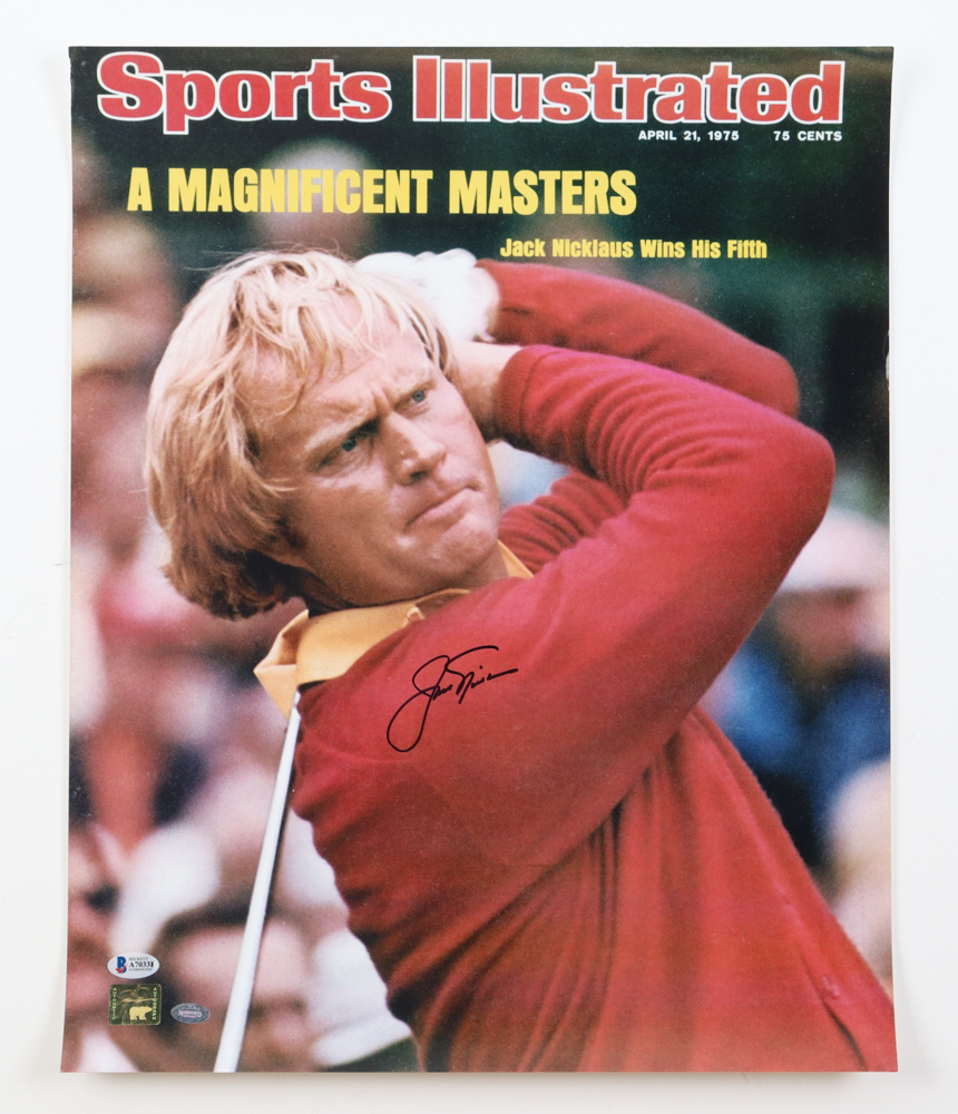 Jack Nicklaus Signed 16x20 Magazine Cover Photo (Beckett, Mounted Memories & Nicklaus) at PristineAuction.com Jack Nicklaus Signed 16x20 Magazine Cover Photo (Beckett, Mounted Memories & Nicklaus) at PristineAuction.com