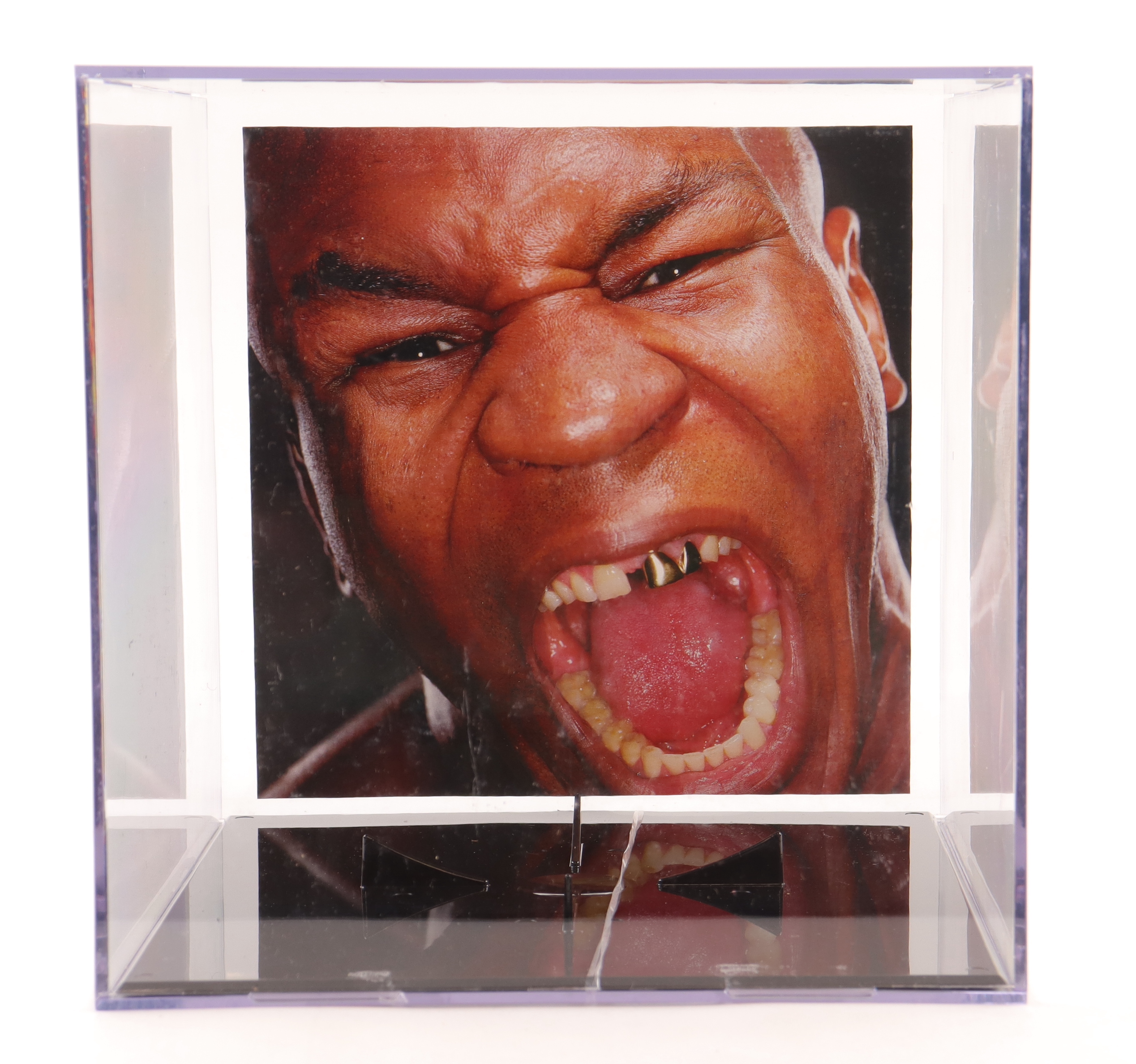 Mike Tyson Signed Everlast Speed Bag with Display Case (JSA & Tyson) at PristineAuction.com Mike Tyson Signed Everlast Speed Bag with Display Case (JSA & Tyson) at PristineAuction.com