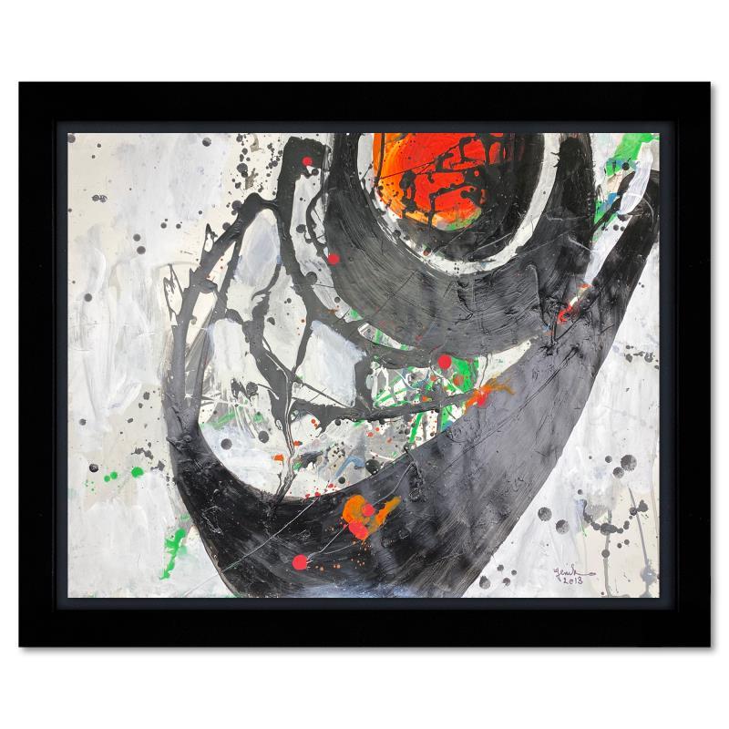 Jenik Cook Signed "Untitled" Custom Framed Original Acrylic Painting (PA) at PristineAuction.com Jenik Cook Signed "Untitled" Custom Framed Original Acrylic Painting (PA) at PristineAuction.com