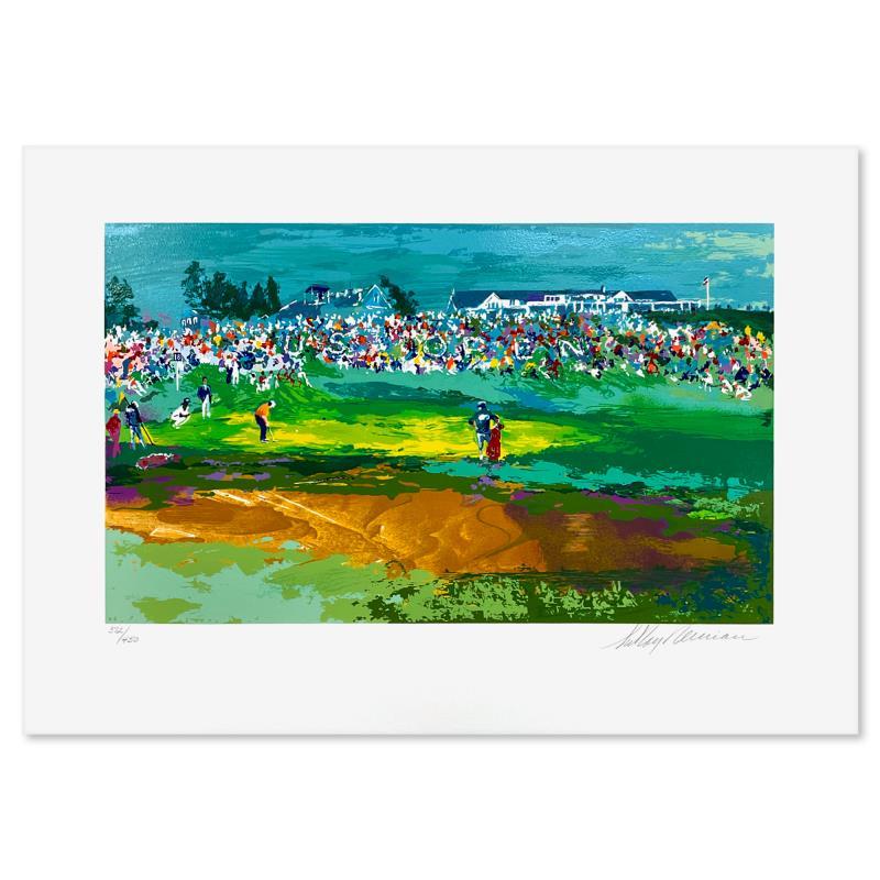 LeRoy Neiman Signed "Home Hole at Shinnecock" LE Numbered 34x25 Serigraph (PA) at PristineAuction.com LeRoy Neiman Signed "Home Hole at Shinnecock" LE Numbered 34x25 Serigraph (PA) at PristineAuction.com
