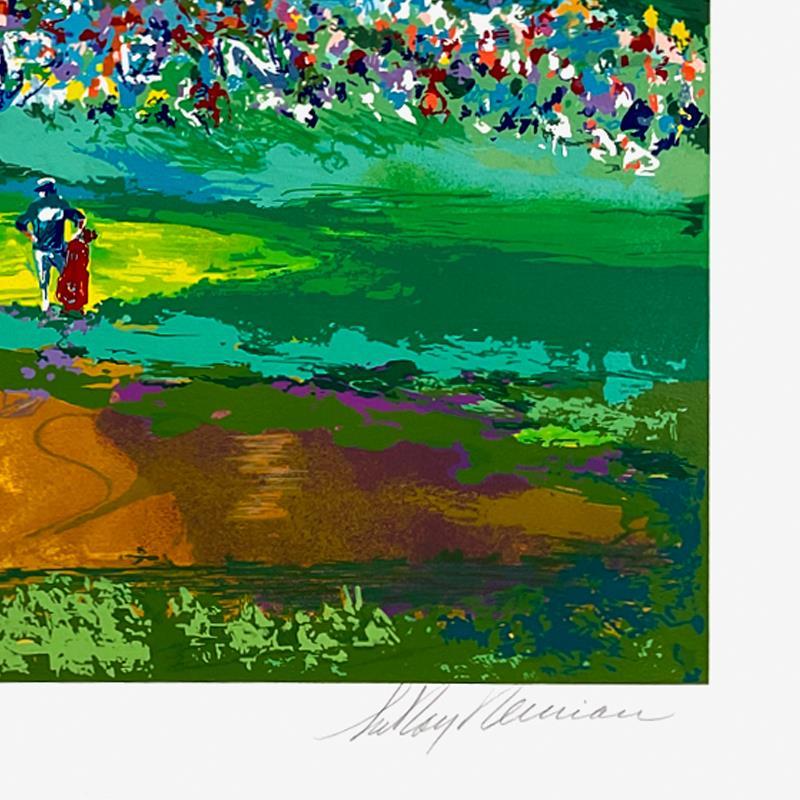 LeRoy Neiman Signed "Home Hole at Shinnecock" LE Numbered 34x25 Serigraph (PA) at PristineAuction.com LeRoy Neiman Signed "Home Hole at Shinnecock" LE Numbered 34x25 Serigraph (PA) at PristineAuction.com