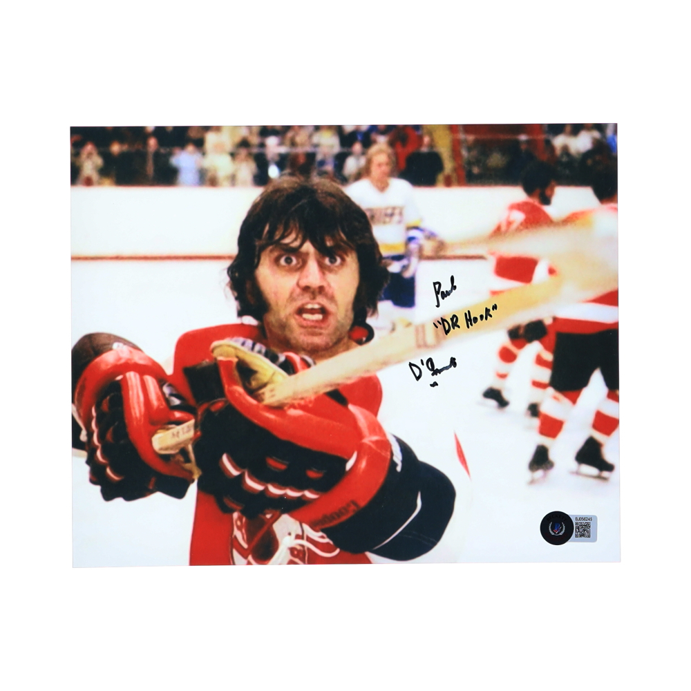 Paul D'Amato Signed "Slap Shot" 8x10 Photo Inscribed "Dr. Hook