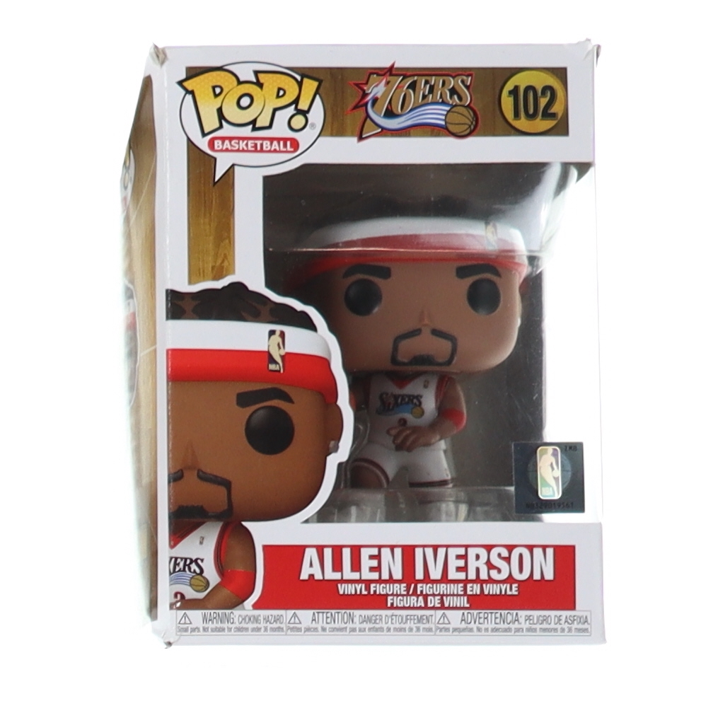 Allen Iverson "76ers" #102 Funko Pop! Vinyl Figure at PristineAuction.com Allen Iverson "76ers" #102 Funko Pop! Vinyl Figure at PristineAuction.com