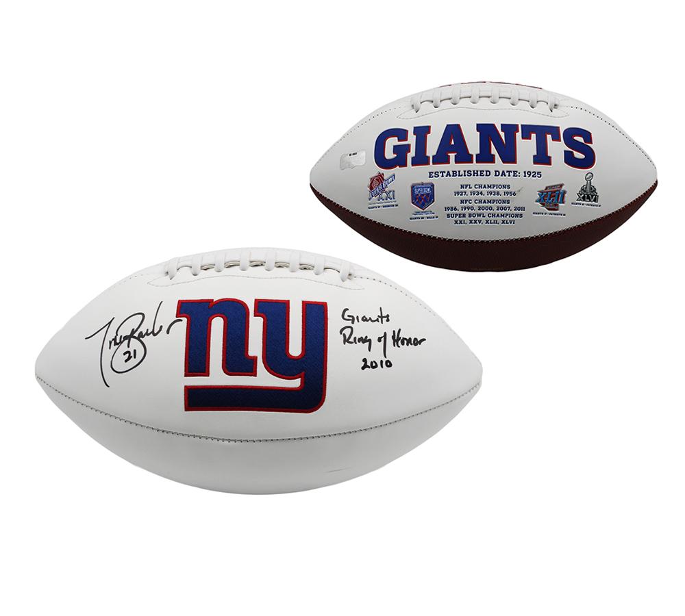 Tiki Barber Signed Giants Logo Football Inscribed "Giants Ring of Honor 2010" (Radtke) at PristineAuction.com Tiki Barber Signed Giants Logo Football Inscribed "Giants Ring of Honor 2010" (Radtke) at PristineAuction.com