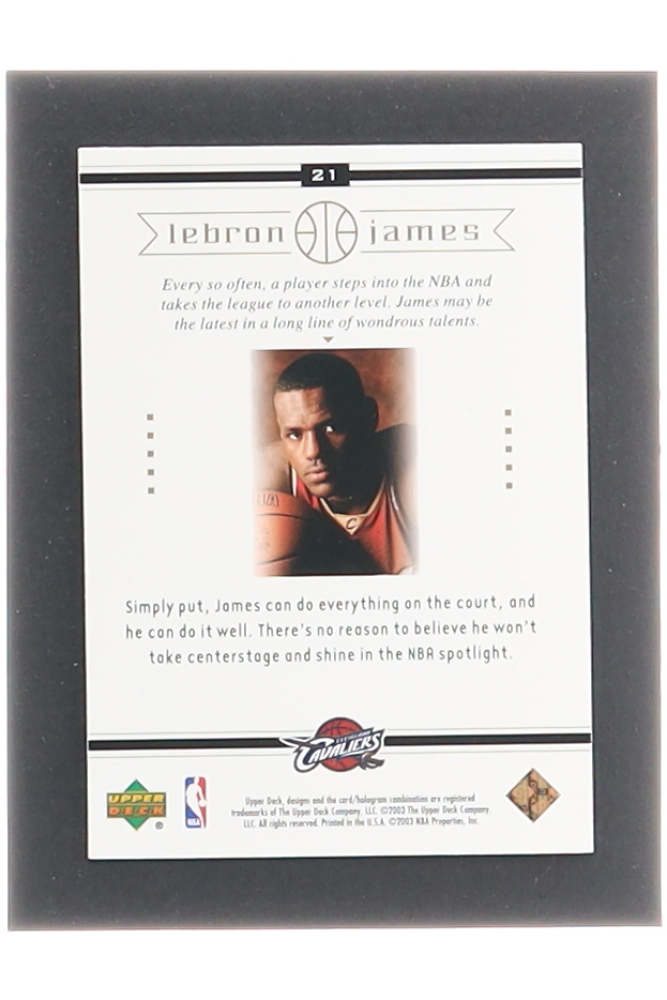 upper deck collectibles lebron james