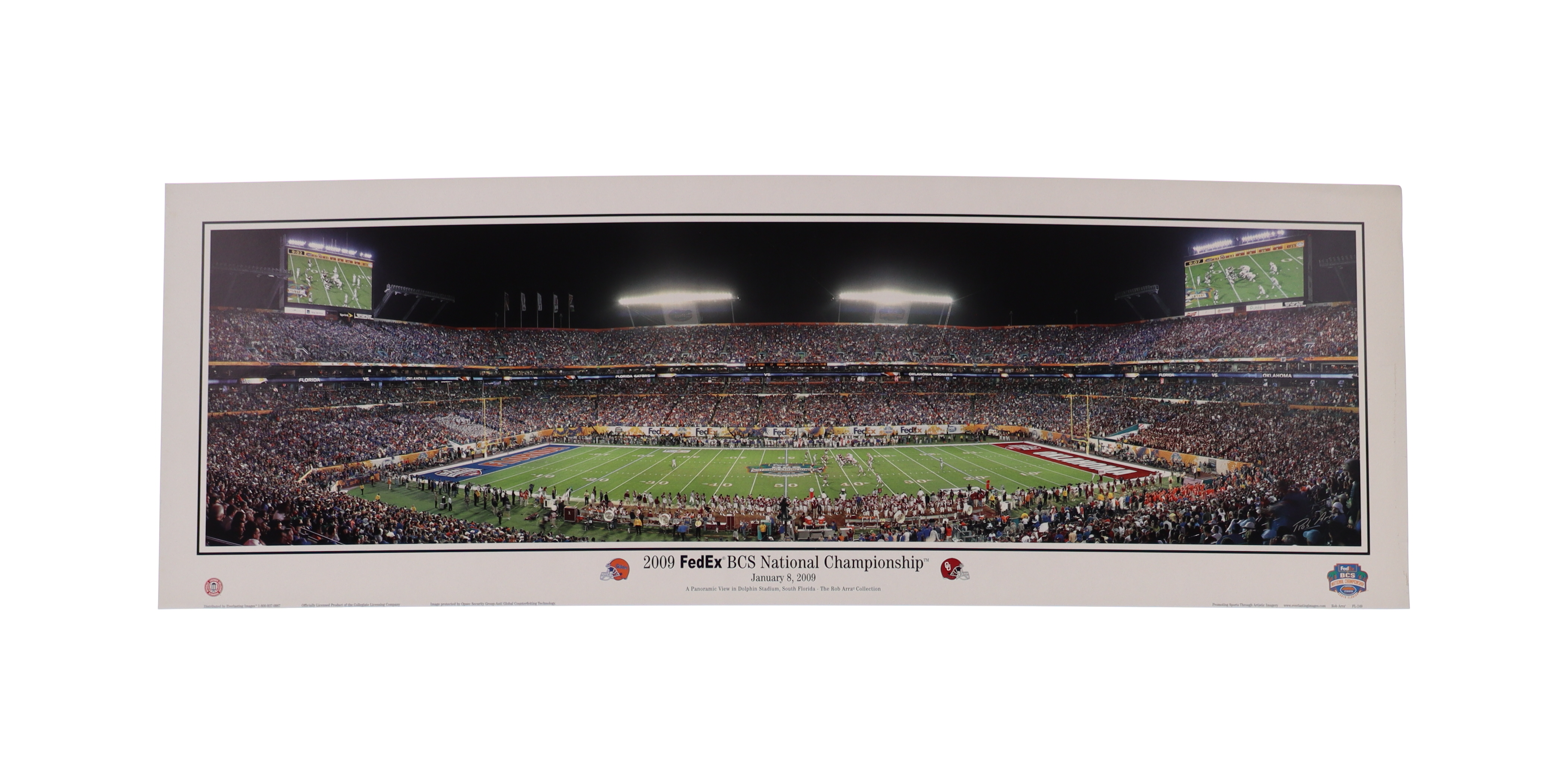 2009 "Fedex BCS National Championship" Dolphin Stadium Photo at PristineAuction.com 2009 "Fedex BCS National Championship" Dolphin Stadium Photo at PristineAuction.com