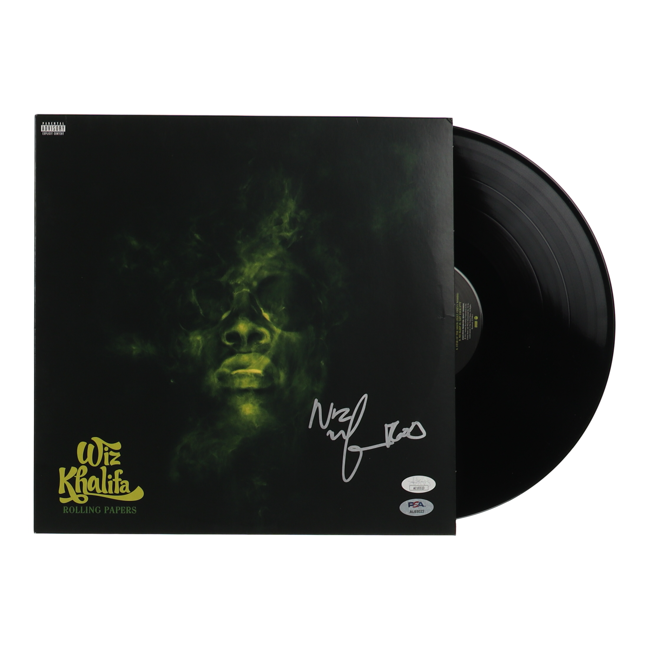 Wiz Khalifa Signed "Rolling Papers" Vinyl Record Album Inscribed "TGOD" (JSA & PSA) at PristineAuction.com Wiz Khalifa Signed "Rolling Papers" Vinyl Record Album Inscribed "TGOD" (JSA & PSA) at PristineAuction.com