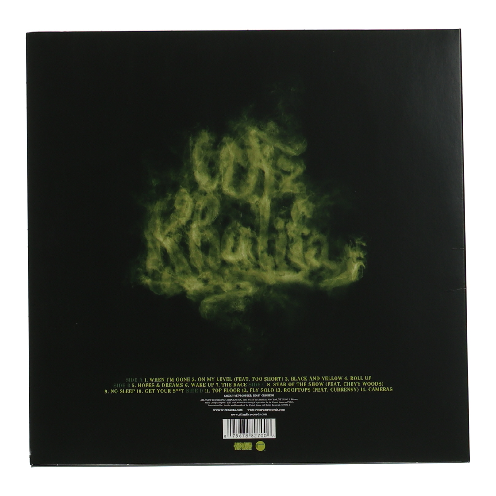 Wiz Khalifa Signed "Rolling Papers" Vinyl Record Album Inscribed "TGOD" (JSA & PSA) at PristineAuction.com Wiz Khalifa Signed "Rolling Papers" Vinyl Record Album Inscribed "TGOD" (JSA & PSA) at PristineAuction.com