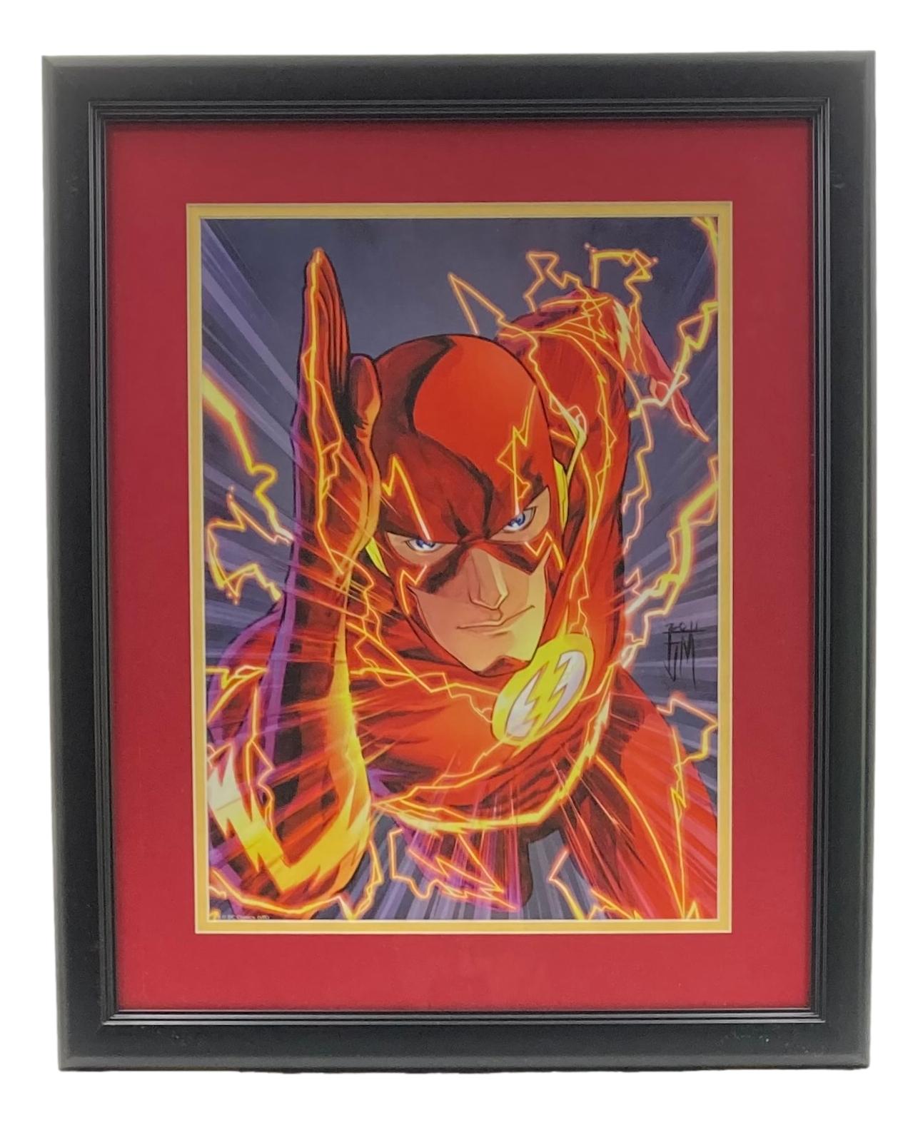 Flash Custom The Flash Custom Framed Lithograph | Pristine Auction