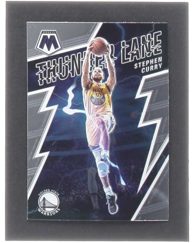 Stephen Curry 2021-22 Panini Mosaic Thunder Lane #17 | Pristine