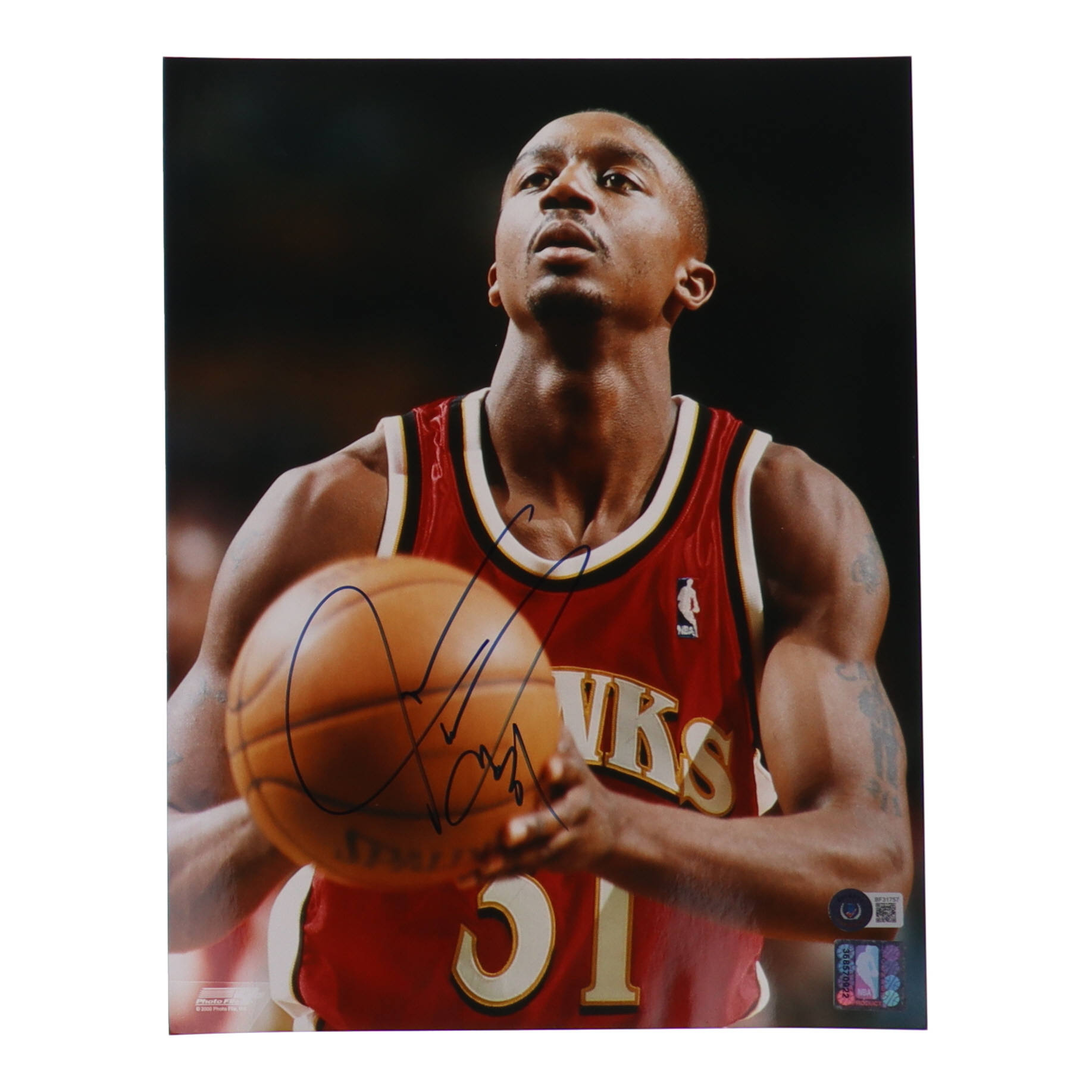 Jason Terry Signed Hawks 11x14 Photo (Beckett) at PristineAuction.com Jason Terry Signed Hawks 11x14 Photo (Beckett) at PristineAuction.com