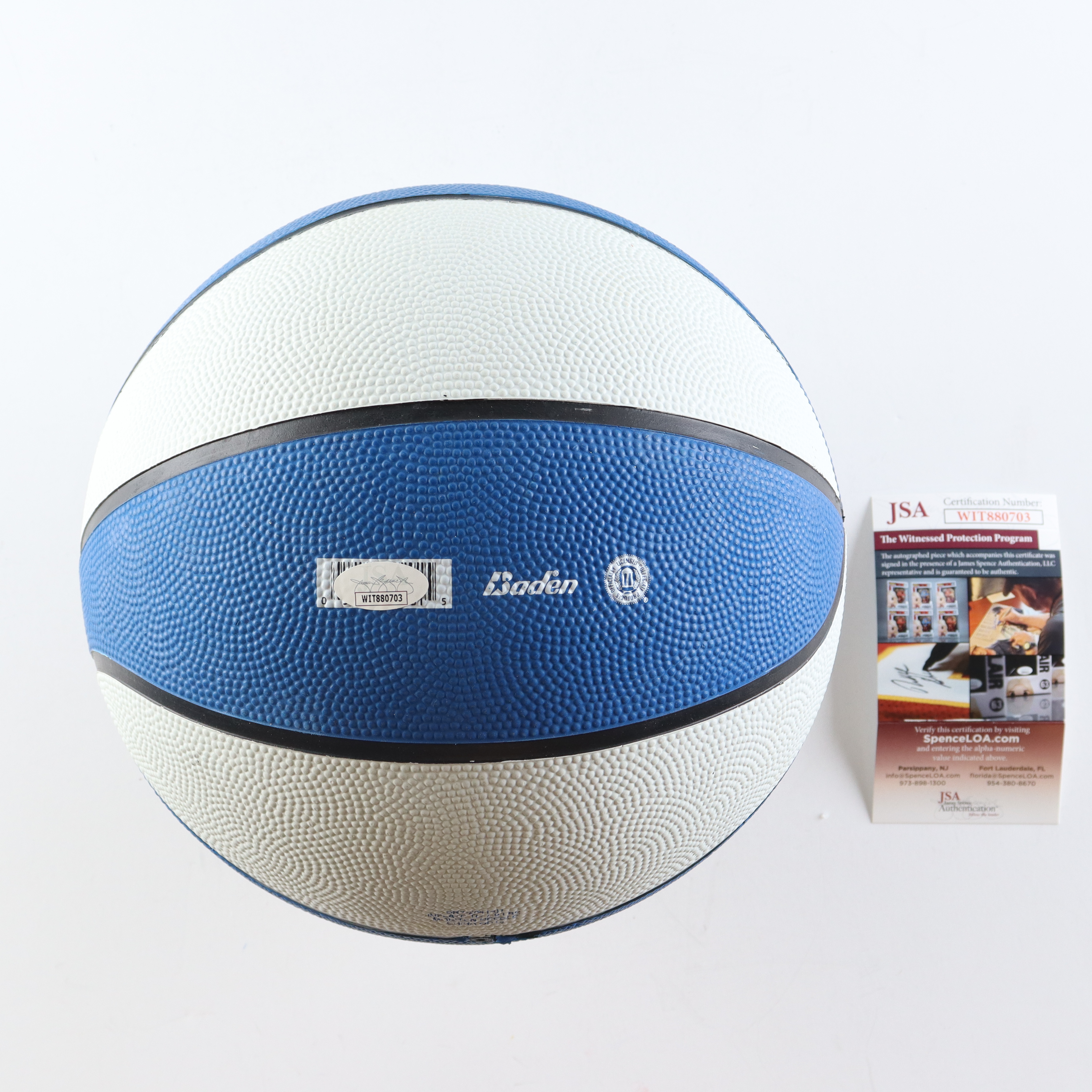 Christian Laettner Signed Duke Blue Devils Logo Basketball Inscribed "The Shot" (JSA) at PristineAuction.com Christian Laettner Signed Duke Blue Devils Logo Basketball Inscribed "The Shot" (JSA) at PristineAuction.com