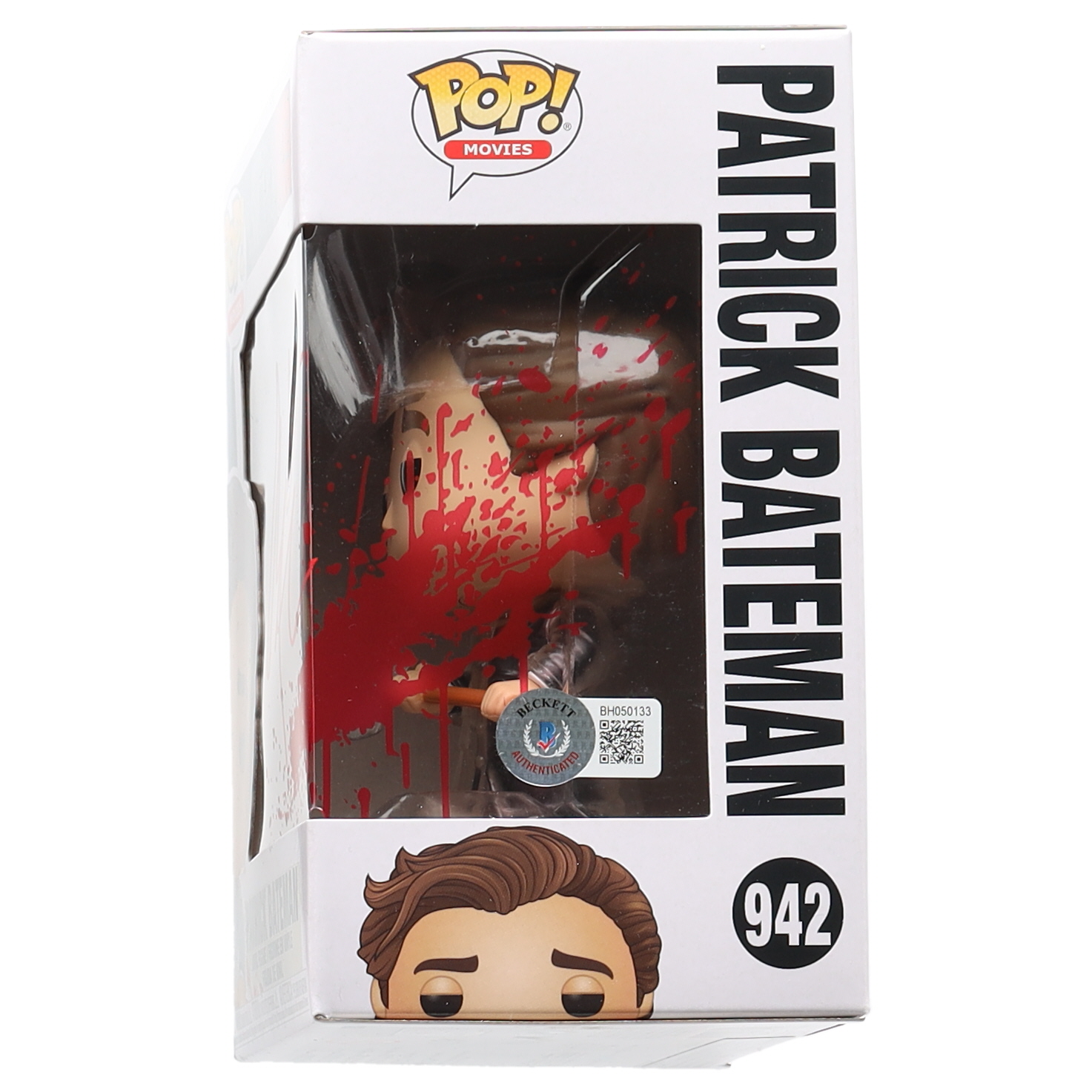 Christian Bale Signed "American Psycho" #942 Patrick Bateman Funko Pop! Vinyl Figure (Beckett) at PristineAuction.com Christian Bale Signed "American Psycho" #942 Patrick Bateman Funko Pop! Vinyl Figure (Beckett) at PristineAuction.com