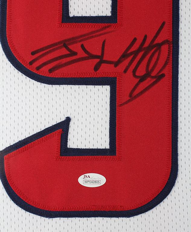 JJ Watt Signed 35x43 Custom Framed jersey Display (JSA) at PristineAuction.com JJ Watt Signed 35x43 Custom Framed jersey Display (JSA) at PristineAuction.com