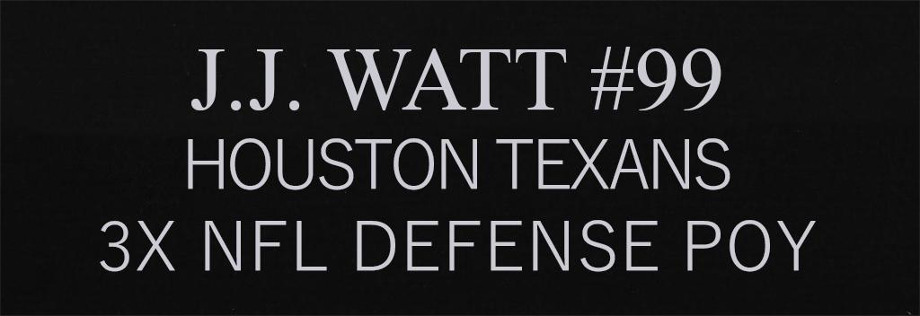 JJ Watt Signed 35x43 Custom Framed jersey Display (JSA) at PristineAuction.com JJ Watt Signed 35x43 Custom Framed jersey Display (JSA) at PristineAuction.com