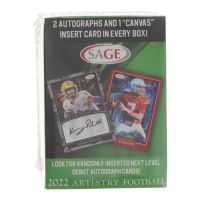 2022 Sage Artistry Football Blaster Box with (6) Packs at PristineAuction.com