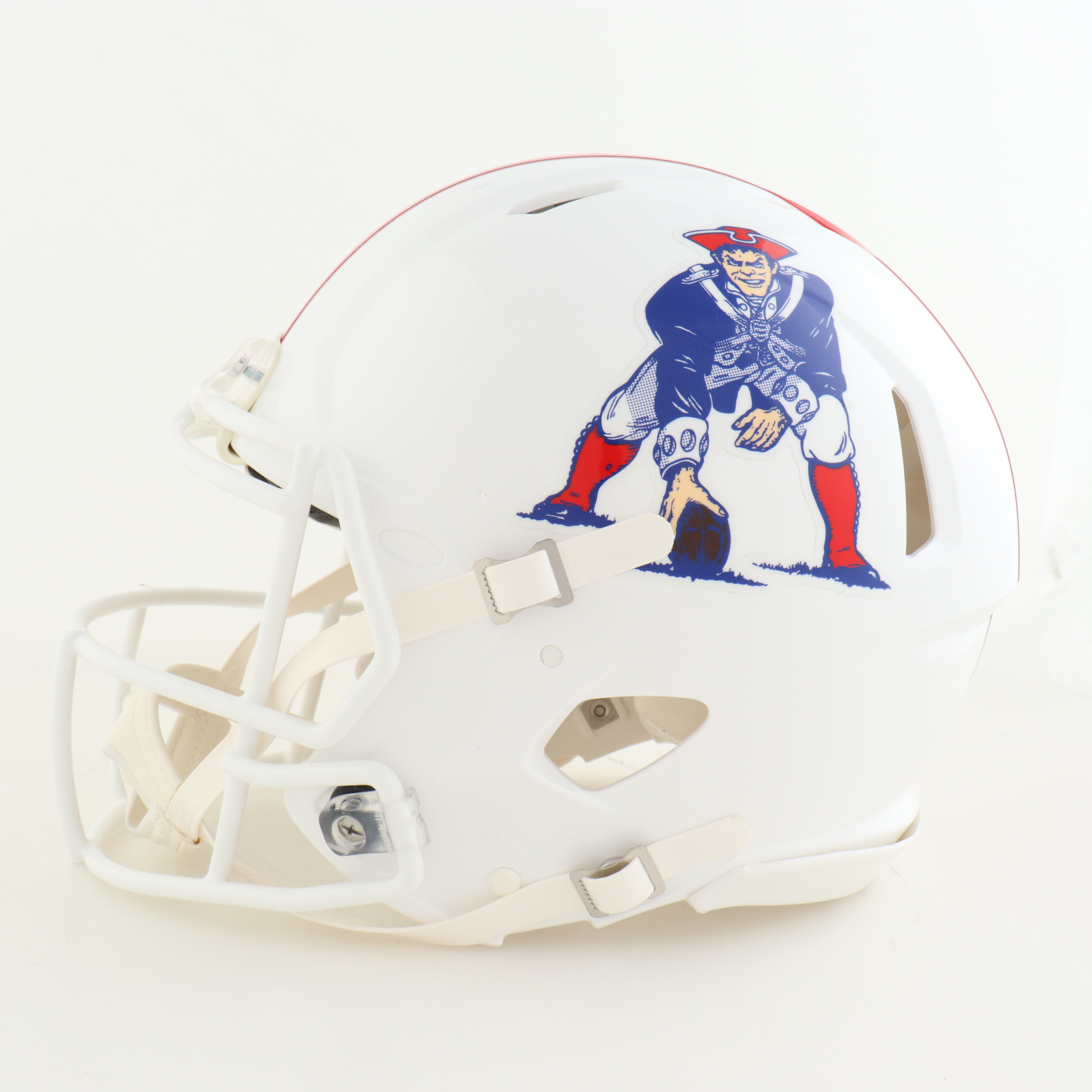 Tom Brady Signed Patriots Throwback Authentic Full-Size Speed Helmet (Fanatics) at PristineAuction.com Tom Brady Signed Patriots Throwback Authentic Full-Size Speed Helmet (Fanatics) at PristineAuction.com
