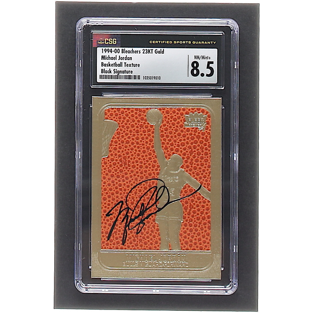 1997 fleer 23kt gold michael jordan